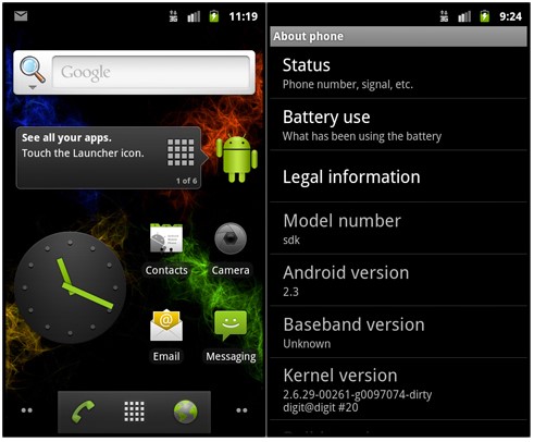 versi android gingerbread