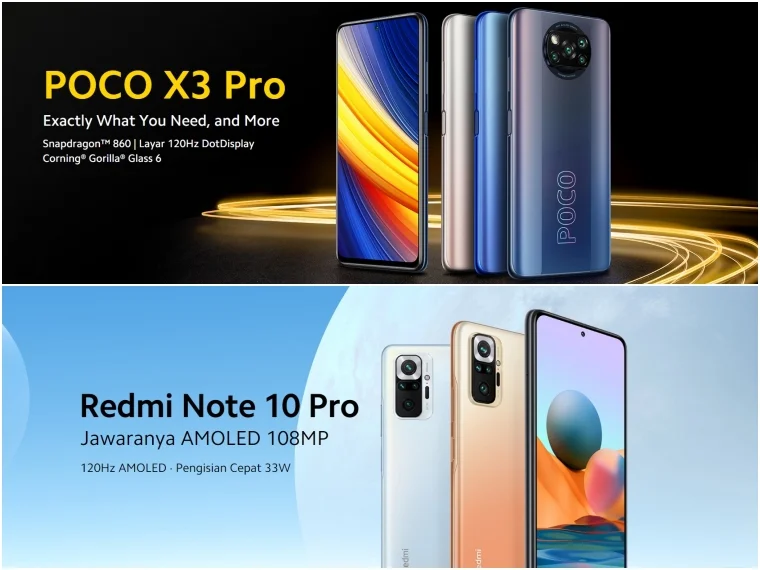 Poco X3 Pro Vs Redmi Note 10 Pro