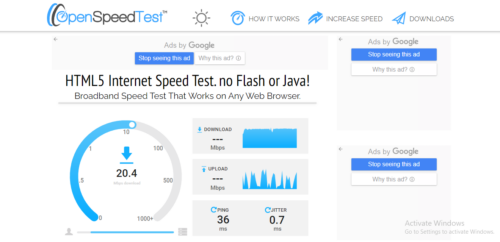 Cek Kecepatan Wifi: Open Speed Test