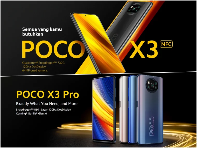 Poco X3 NFC Vs Poco X3 Pro