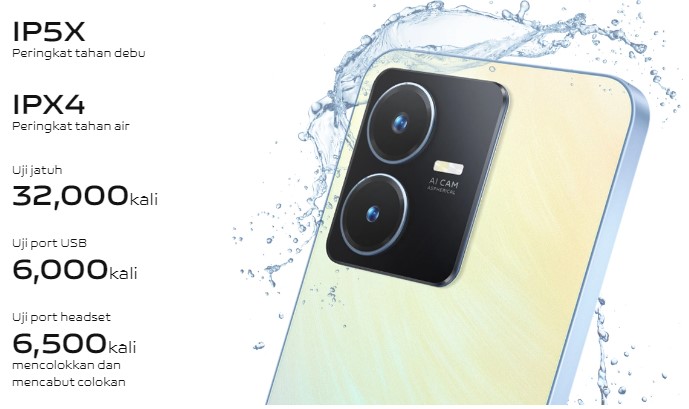 Spesifikasi hp vivo y22 terbaik 2022