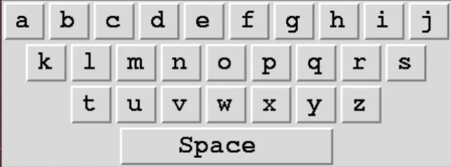 Keyboard Alphabetic