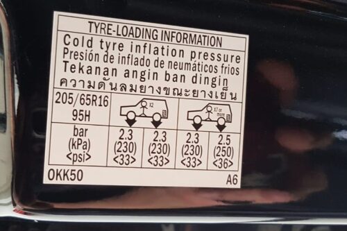 ukuran tekanan angin