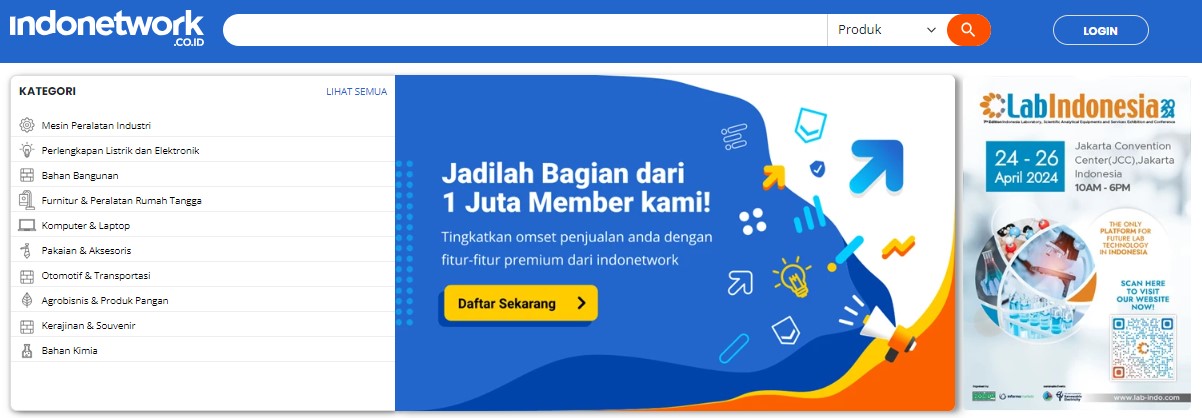B2B Marketplace pertama Indonetwork