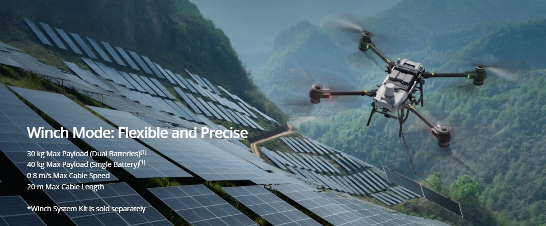 Winch Mode Drone DJI Flycart 30