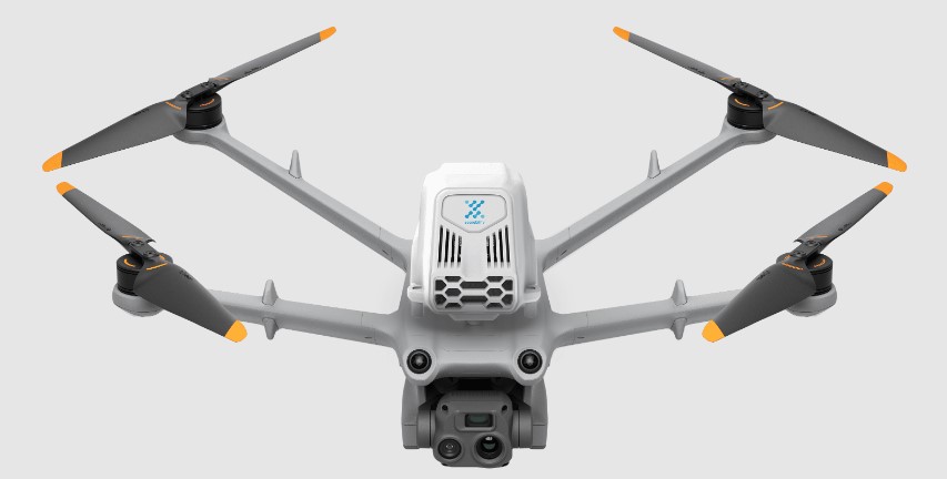 Deteksi Gas di atas Drone DJI Matrice 3D dan 3TD